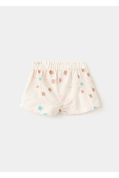 MANGO Baby İşleme detaylı şort