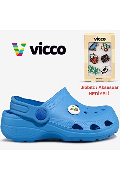 Vicco Didim Jıbbıtz ortopedske unisex dečije papuče sa dodacima, poklon PLAVA