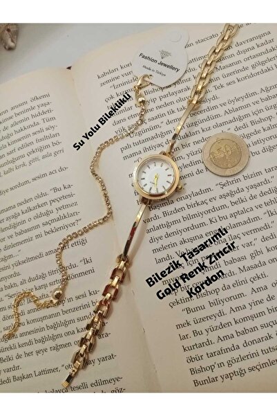 Brality Retro Bracelet .Design, Gold Color Chain Cord, Vintage Round Model - ...