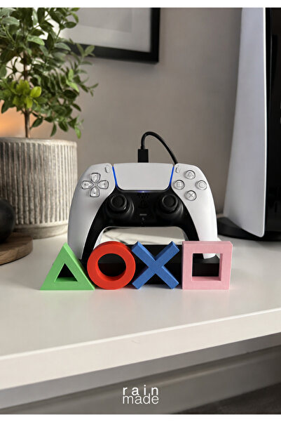 Rainmade PS5 Uyumlu Joystick Kol Tutucu Standı Playstation Loges Logo Sembol