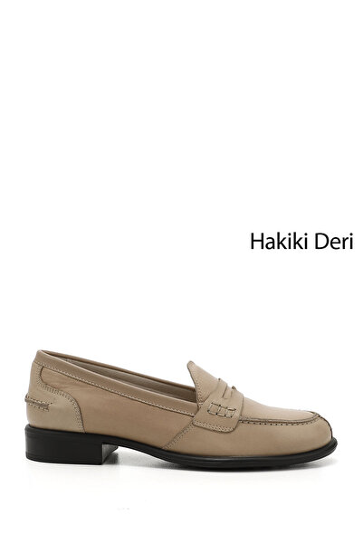GÖNDERİ(R) Pantofi de damă din piele naturală nud