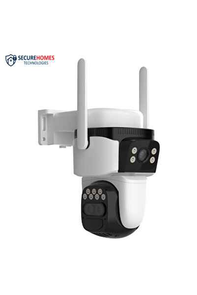 OEM Camera Supraveghere Dubla SecureHomes cu ZOOM 10x, SIM 4G, Panou Solar 8W si baterie de 8000mAh