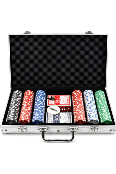 DKD Home Decor Set de poker KD Home Premium High Roller 300