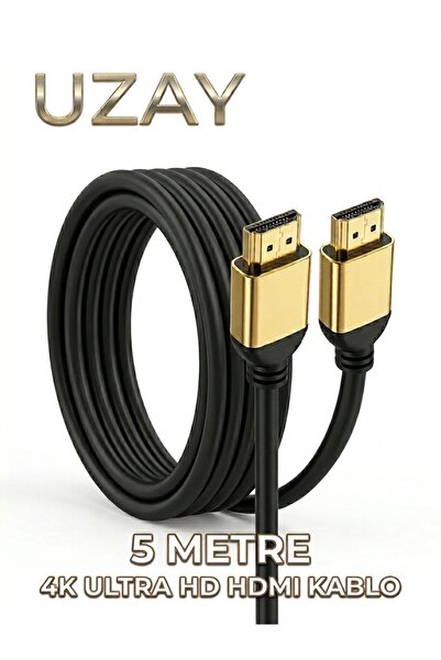 Uzay HDMI Kablosu 5 Metre Standart kablo