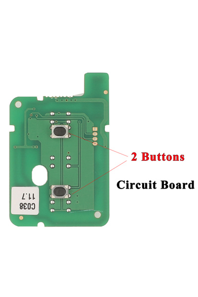 Choice6 2BTN 1PCB Remote Car Key 433mhz PCF7961M 4A for Renault Sandero Dacia...