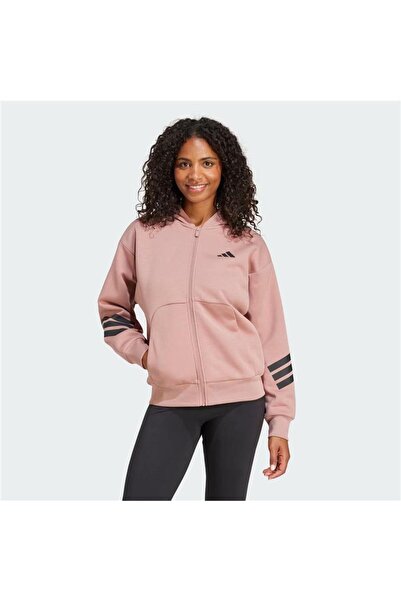 adidas W Fi 3S Kadın Pembe Günlük Stil Sweatshirt JE0177