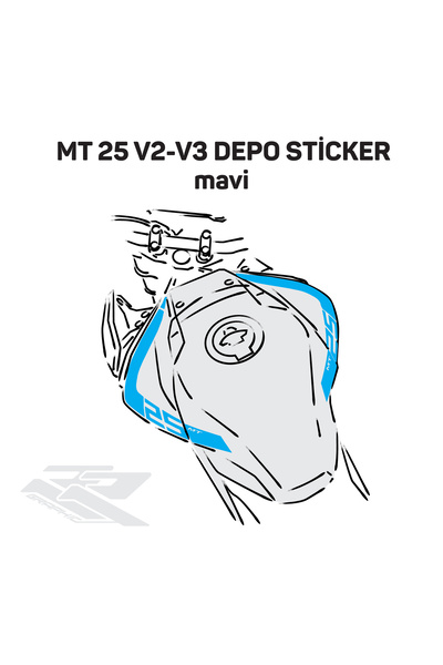 RR Graphic YAMAHA MT 25 V1-V2 DEPO STİCKER