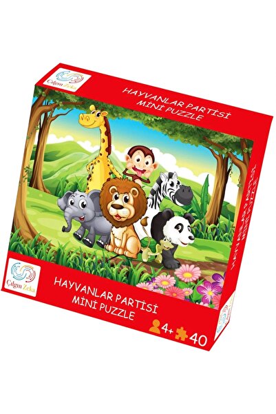 Animals Party Mini Puzzle 40 Pieces 3-7 Years Kids Puzzle