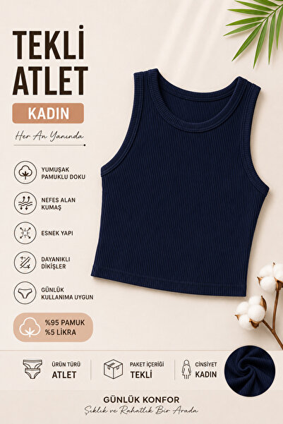 Nicoletta Tricou sportiv pentru femei crop cu bretele late bumbac piese mater...