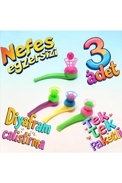 Ball Blowing Game Saxophone Toy 3 pcs