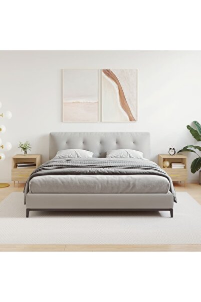 Concept Noptiere, 2 buc., stejar sonoma, 40x35x47,5 cm, lemn compozit