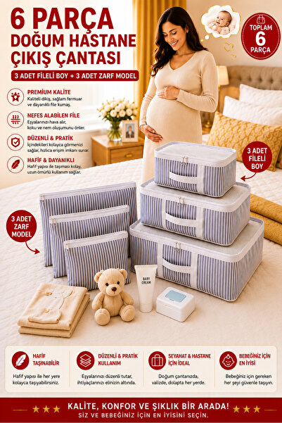 Özlem Toys Doğum Hastane Çıkış Çantası Çok Amaçlı Düzenleyici