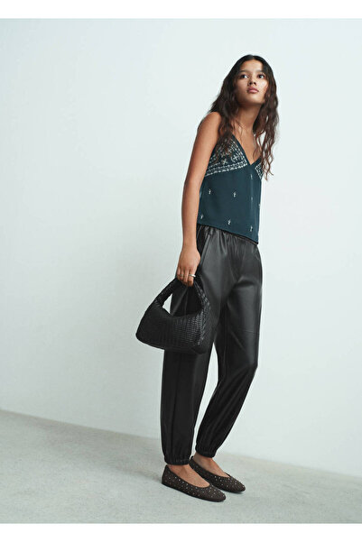 Mango Teen Polyester jogger pantolon