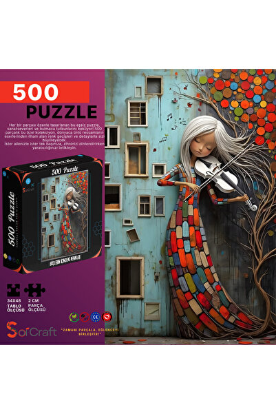 Soi Craft 500 Parça Puzzle Düşlerin İçindeki Renkler #213