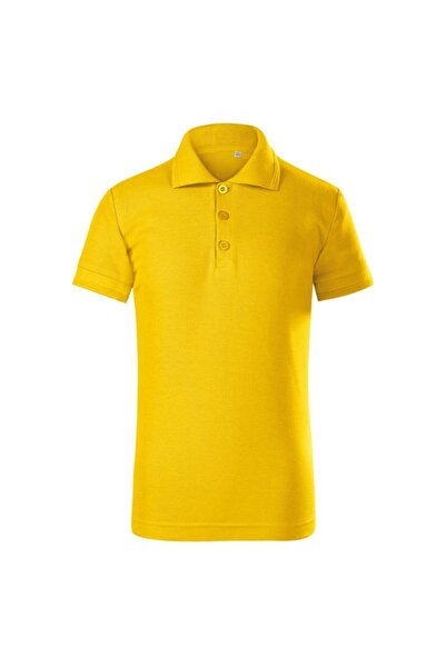 Malfini Tricou polo pentru copii, Malfini, PIQUE POLO, F22 Galben 110 cm / 4 ani