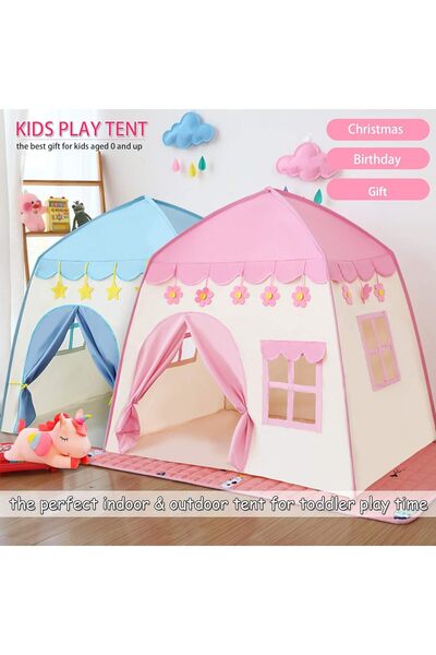Arabest Flower Kids Play Tent, Indoor Castle Playhouse for Girls & Toddlers 5...