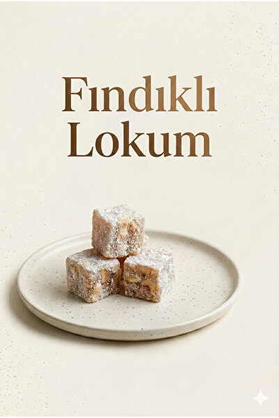 Şener Glikozsuz Lokum 1 Kg Fındıklı Lokum Hindistan Cevizli Lokum Atıştırmalık