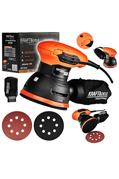 Kraft&dele Șlefuitor orbital aleatoriu, KD1684, 1100 W, 5.000-12.000 rpm