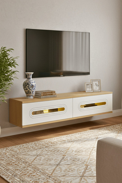 cnyr TDA1220DBG - RANY120 DUVARA MONTAJ TV STAND, TV RAFI, TV SEHPASI SAFİRME...