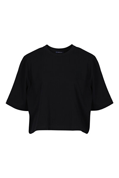 Lufian Tricou pentru femei Lorenzo negru