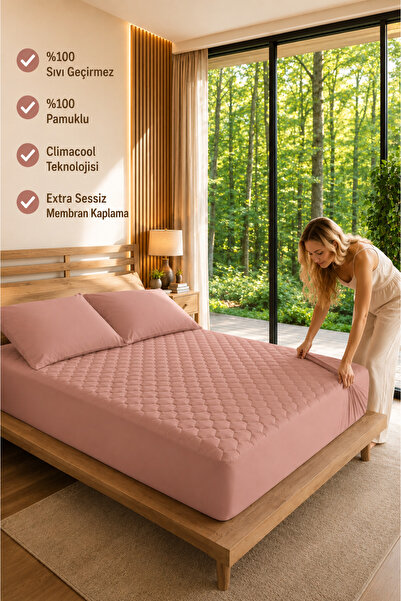 ELY PARKER Saltele colorate Roz-lichid Proof-bumbac matlasat-matlasat-dublu-s...