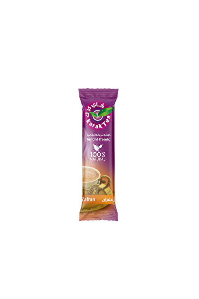KARAK TEA Authentic Instant Premix - Premium UAE Chai Powder, Zaffran, 10 Sachets (200g)
