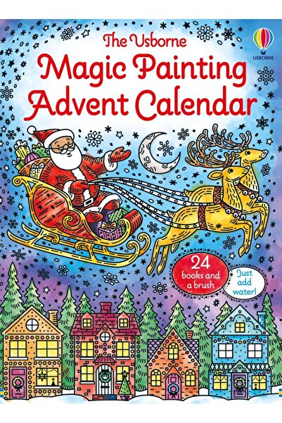 Usborne Carte pentru copii, Usborne, Magic Painting Advent Calendar, 4+ ani