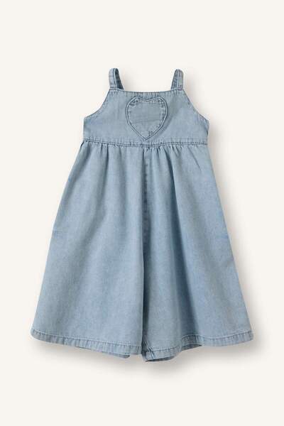 DeFacto Kız Bebek Aplike Jean Tulum H6583A526HS