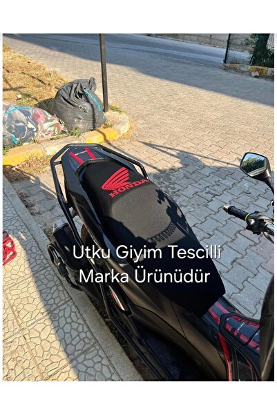 Utku Giyim HONDA PCX.DİO,ACTİVA,SH,XADV UYUMLU SİYAH MOTOSİKLET SELE KILIFI K...