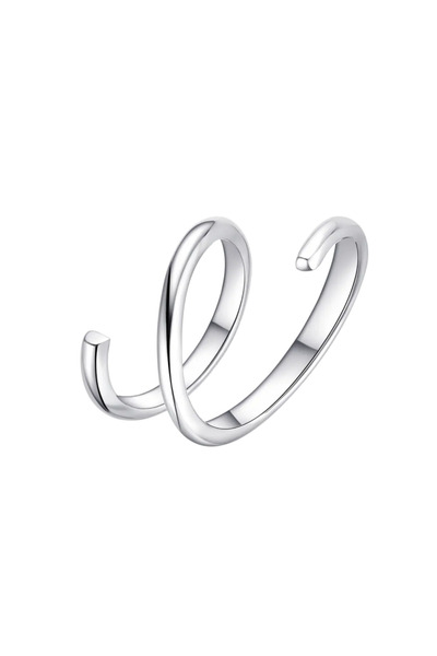 Lisa&Co. Inel Argint Lively 52-53 mm / Argint placat cu rodiu
