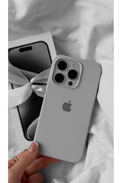 TEYİN AKSESUAR İphone 16 Pro Max Lansman Telefon Kılıfı - gri
