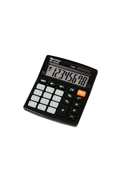 ELEVEN Calculator de birou cu 8 cifre, 120 x 105 x 21 mm, Eleven SDC-805NR