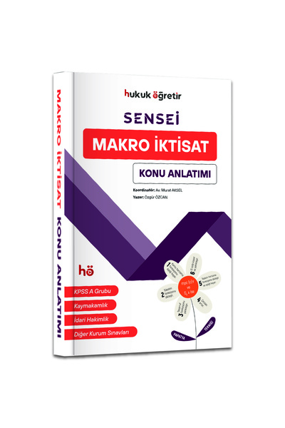 hukuk öğretir makro iktisat konu anlatımlı kitap kaymakamlık - idari hakimlik...