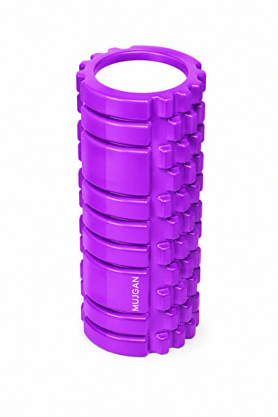 MUJGAN Foam Roller Masaj Silindiri Yoğunluklu Pilates Yoga Fitness Kas Gevşet...