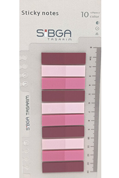 sibga tasarım Post-it colorat transparent Post-it Post-it. Semn de carte Semn...