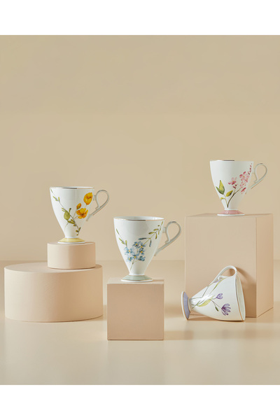 English Home Valentina New Bone China Kupa 300 ml Sarı