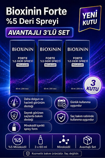 Bioxinin Forte Set Sprey 3 Al 2 Öde Yeni Kutu