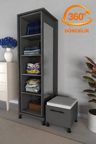 iyimi? Dönence Takım Modern Vestiyer Portmanto Aynalı Askılıklı Antre Dolabı