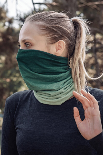 Sofist İstanbul Green Buff Multifunctional Seamless Green Tone Neck Gaiter/Ba...