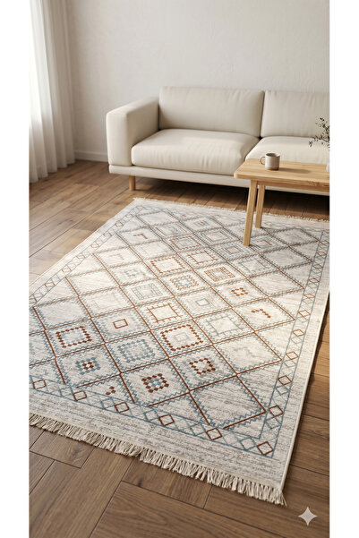 Bovia Home Çift Taraflı Dokuma Kilim – Bohem Desenli, İnce Yapılı Modern Deko...