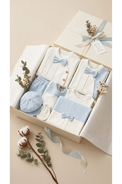 babyist Babynova %100 Pamuk Premium 10’lu Yenidoğan Hastane Çıkışı Seti (0–3 Ay)