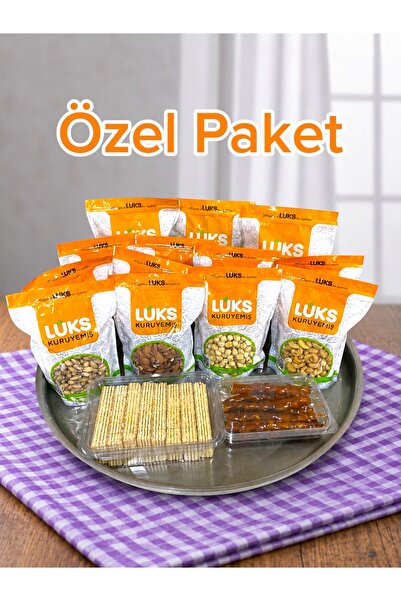 lüks kuruyemiş Özel Karışık Kuruyemiş Paketi 15 Parça Premium 7.5 Kg