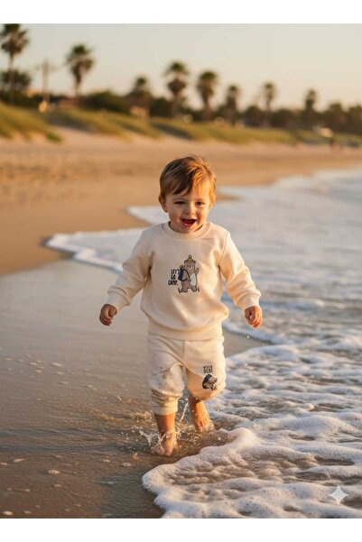 ciobaby Erkek Bebek Sırt Baskılı Oversize Takım