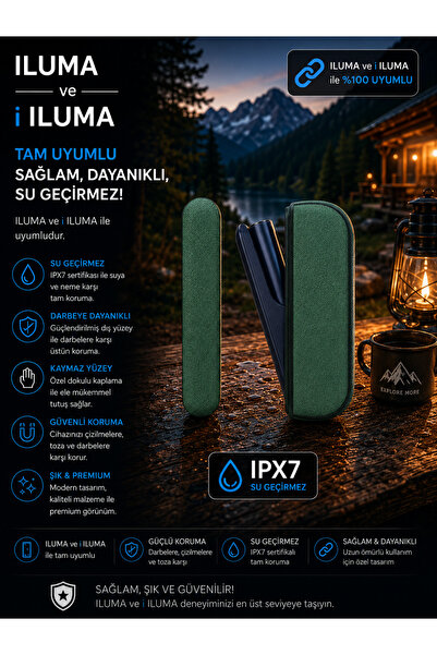 Zigver IQOS ILUMA CİHAZI İÇİN KAPAKLI KILIF(TERREA İLE ÇALIŞAN CİHAZA UYGUNDU...