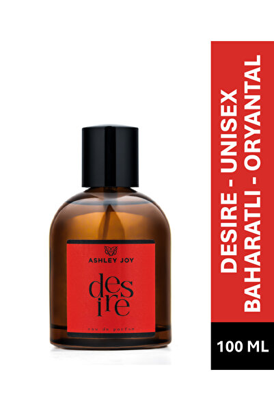ASHLEY JOY Desire Unisex Parfüm EDP 100 ML |Baharatlı & Oryantal|Safran, Ambe...