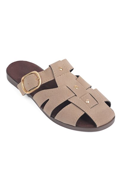 Capone Outfitters Hannie Gladiator Short Heeled Women's Slippers