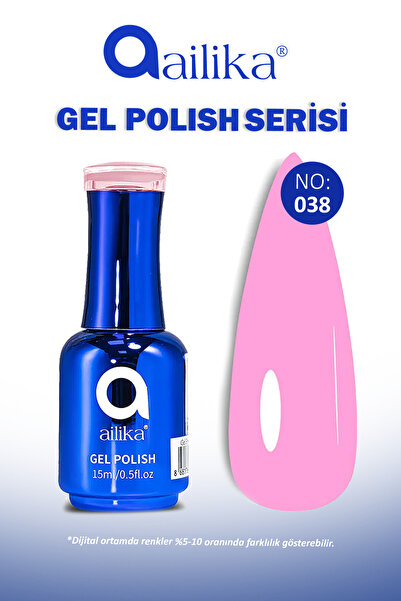 Ailika Premium Gel Polish Uzun Süre Kalıcı Oje 15ml No:038