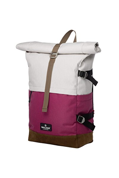 Schneiders Rucsac ROLLUP bicolor crem popcorn-roz magenta WALKER
