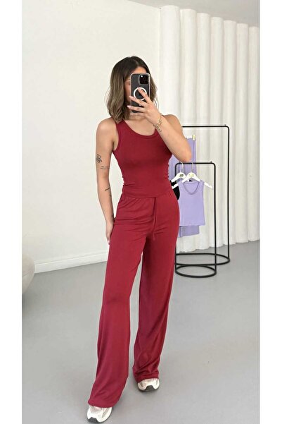 EVOA Set de pantaloni sport și pantaloni largi pentru femei