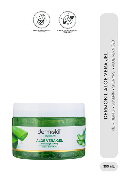Dermokil Nemlendirici ve Rahatlatıcı Etkili Doğal Aloe Vera Jel 300 ml